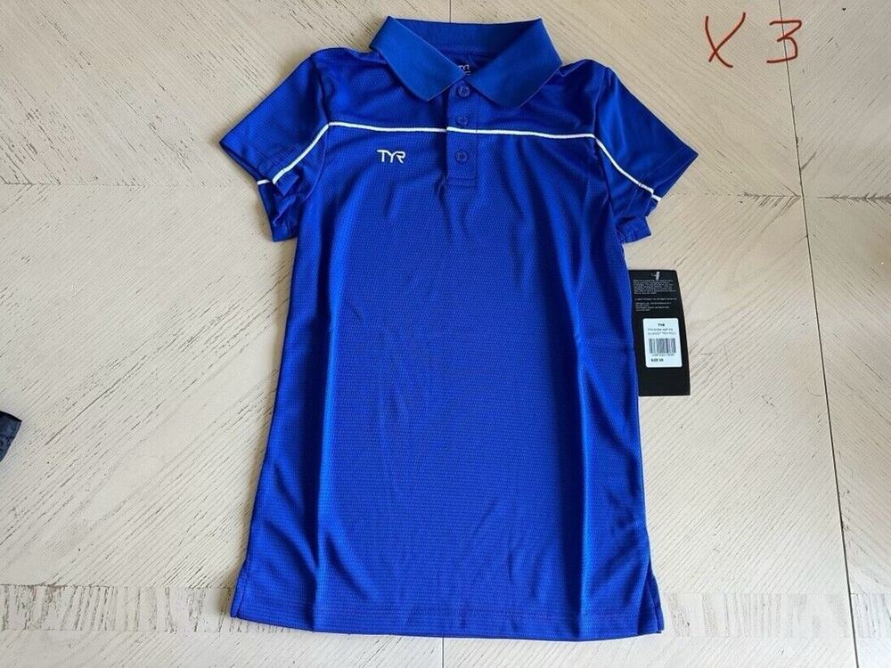 TYR Shirt Womens Tech Polo Navy Blue Size XS